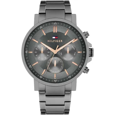 Tommy Hilfiger Tyson Dark Grey Dial Multi-function Men's Watch